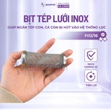 Bịt tép lưới inox FI12/FI16 - Chống hút tép cá con vào lọc, đảm bảo lưu thông nước, phụ kiện in-out hồ thủy sinh