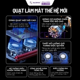 Quạt làm mát bể cá Cross-Wind Aqua Smith - Quạt giảm nhiệt hồ thủy sinh, tự động kiểm soát nhiệt độ, vận hành êm ái