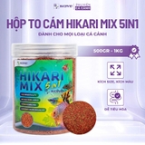 Cám cá cao cấp Hikari Mix 5in1 Super Red Thức ăn cá cảnh cám trùng huyết đỏ kích size, kích màu, hỗ trợ tiêu hóa cho cá