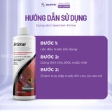 Seachem Prime khử clo, độc tố và chống cá sốc nước
