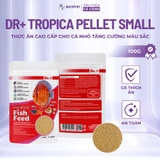 Thức ăn cao cấp cho cá nhỏ DR+ Tropica Pellet Small (100g) -Tăng cường màu sắc và dinh dưỡng toàn diện cho cá phát triển