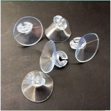 Hít giữ ống sủi oxy bể cá - Cố định dây khí trên kính, trong suốt dễ lắp đặt cho hồ cá thủy sinh