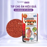 Cám cá cầu vồng, cá đĩa,hồng mi siêu tăng màu Hikari Vibra Bites 280g