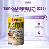 Thức ăn cá cảnh Tropical Insect Menu Granules Size S 100g/300g - Giàu protein côn trùng, hỗ trợ tăng trưởng và tiêu hóa cho cá cảnh