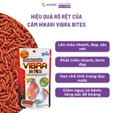 Cám cá cầu vồng, cá đĩa,hồng mi siêu tăng màu Hikari Vibra Bites 280g
