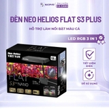 Đèn Neo Helios FLAT S3 Plus 13W - LED RGB 3 in 1, đỏ cá không đỏ nước, tiết kiệm điện năng cho hồ thủy sinh cá cảnh