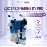 Lọc treo Marine cao cấp KY PRO – Có sẵn vật liệu để lọc, xử lý lọc, lọc bụi bể cá, làm nước trong cho bể cá, thủy sinh
