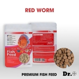 Thức ăn viên dán cao cấp DR+ Redworm (100g) - Thành phần chiết xuất từ sâu đỏ, trùnġ huyết siêu giàu dinh dưỡng