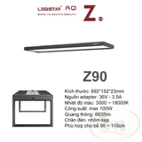 Đèn thuỷ sinh cao cấp LEDSTAR AQ-Z WRGB - Đem lại màu sắc chân thực cho bể,quang phổ giúp cây lên màu rực rỡ và chi tiết