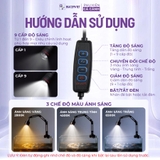 Đèn rọi COCO ZD SERIES 3W/5W - 3 chế độ màu 2800K-6500K, tay đèn xoay linh hoạt, đèn kẹp hồ cá thủy sinh cá cảnh
