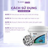 Vật liệu lọc cao cấp Seachem Matrix – Xử lý độc tố, làm nước trong cho hồ cá, thủy sinh