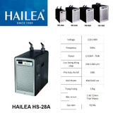 Máy Làm Mát Bể Cá CHILER Hailea HS 28A/ 52A/ 66A - Chiler làm mát bể cá thủy sinh, bảo vệ cá và cây, công suất mạnh mẽ