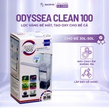 Lọc váng Odyssea Clean 100 450L/H - Làm sạch mặt nước, tạo oxy và luồng cho bể cá thủy sinh 30-50L