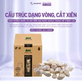 Hộp 5 lít sứ lọc Mountain Tree Nitro Ring II - Dạng củ sen cắt lát, tăng diện tích trú ngụ cho vi sinh, hỗ trợ lọc nước bể cá