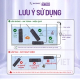 Sưởi bể cá Hurricane 300W-1200W thế hệ 2 - Bản nâng cấp mới, biến tần tiết kiệm điện, cảm biến kép, tự ngắt khi cạn nước