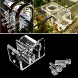 Kẹp In Out Mufan Acrylic Trong Suốt - Cố định ống lọc 12/16mm và Fi19, giữ ống In Out thẩm mỹ cho bể thủy sinh