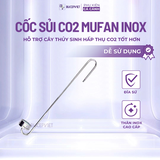 Cốc sủi CO2 Mufan inox - Khuếch tán CO2 siêu mịn giúp cây dễ dàng hấp thụ, thay thế đĩa sứ dễ dàng cho bể thủy sinh.