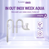In Out inox Week Aqua FI12/FI16 - Tích hợp lọc váng xoay, thẩm mỹ, hít kính an toàn cho hồ thủy sinh
