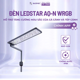 Đèn thủy sinh LEDSTAR AQ-N WRGB 24W - Điều khiển App Bluetooth, đèn hồ thủy sinh mini nano, hỗ trợ lên màu cây cá đẹp