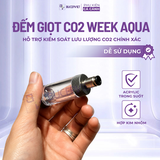 Đếm giọt CO2 Week Aqua đầu đơn - Bộ đếm giọt CO2 hợp kim nhôm acrylic, kiểm soát lượng CO2 chính xác cho bể thủy sinh