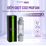 Đếm giọt CO2 Mufan tích hợp van 1 chiều - Theo dõi lưu lượng CO2 chính xác, chống nước hồi ngược cho bể thủy sinh