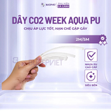 Dây CO2 Week Aqua nhựa PU cao cấp 2m/5m - Chống gập, chịu áp lực cao, dẫn khí CO2 hồ thủy sinh bền bỉ
