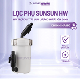 Lọc phụ Sunsun HW604 vỏ trắng/- Lọc cặn thô, hỗ trợ bảo vệ lọc chính, dễ vệ sinh cho hồ cá thủy sinh