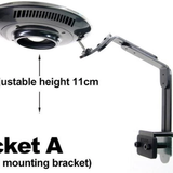 Chân đèn Zetlight UFO 8 Pro – 4 kiểu treo (A-B-C-D), chắc chắn, dễ lắp đặt