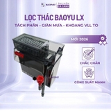 Lọc thác Baoyu LX thế hệ mới - Có tách phân, giàn mưa, khoang chứa vật liệu lọc cơ động