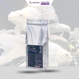 Cám cá Saki Hikari Pure White 5mm - Dưỡng trắng Shiroji, sáng da bóng vảy cho cá chép phi tần trắng, cá Koi