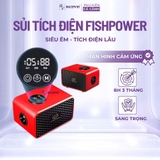 Sủi tích điện Fish Power 1 vòi / 2 vòi, trang bị cảm ứng màn hình thông minh - Sủi thế hệ mới cho bể thủy sinh