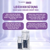 Cám cá Saki Hikari Pure White 5mm - Dưỡng trắng Shiroji, sáng da bóng vảy cho cá chép phi tần trắng, cá Koi