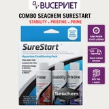 Bộ 3 Seachem SureStart Prime Stability Pristine 100ml – Combo khởi tạo hồ thủy sinh chính hãng