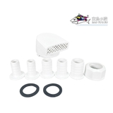 Máy bơm Baoyu BY-F điều khiển 12 chế độ - Tiết kiệm điện, bơm hồ cá hồ koi lọc tràn có phụ kiện hút đáy