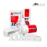Máy bơm Baoyu BY-F điều khiển 12 chế độ - Tiết kiệm điện, bơm hồ cá hồ koi lọc tràn có phụ kiện hút đáy
