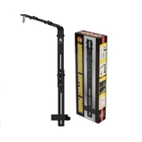 Giá treo đèn thuỷ sinh nhôm, Giá treo đèn hợp kim nhôm chân dẹt, Chân Treo Đèn Bể Cá màu đen