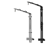 Giá treo đèn thuỷ sinh nhôm, Giá treo đèn hợp kim nhôm chân dẹt, Chân Treo Đèn Bể Cá màu đen