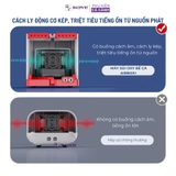 Máy sủi oxy AIRBOX+ cao cấp mẫu mới 2026, siêu êm, đẹp sang trọng cho bể cá