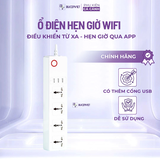 Ổ cắm Wifi Tuya Smart - Điều khiển từ xa, hẹn giờ App, bật tắt độc lập cho hồ cá và thiết bị điện