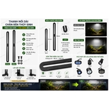 Thanh nối dài chân đèn giúp giảm tối góc tăng phủ sáng cho đèn thủy sinh UFO Coco A60 KZJ Mayin