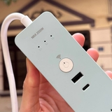 Ổ điện thông minh Wi-Fi hãng DELIXI, điều khiển qua app Tuya,hẹn giờ độc lập, cổng C 20W + 3 ổ 220V