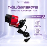 Máy thổi luồng bể cá Fish Power trục sứ V1-V8 - Tạo dòng chảy mạnh, tăng oxy, dùng cho hồ cá nước ngọt và nước mặn