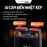 Sưởi bể cá điện tử HURRICANE AI KK-668- Tích hợp hệ thống AI kiểm soát nhiệt độ tự ngắt khi cạn nước
