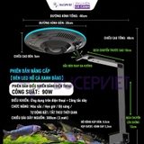 Đèn thủy sinh UFO BAOYU WRGB - Chỉnh App 14 chế độ sáng, LED WRGB cao cấp, hỗ trợ cây lên màu đẹp