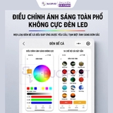 Đèn thủy sinh UFO BAOYU WRGB - Chỉnh App 14 chế độ sáng, LED WRGB cao cấp, hỗ trợ cây lên màu đẹp