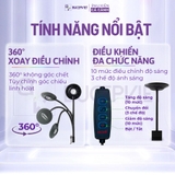 Đèn rọi kẹp UFO Mini hồ cá 5W USB - Điều chỉnh độ sáng, xoay 360 độ, chiếu sáng hồ cá mini cá cảnh