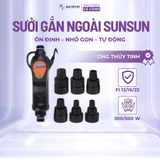 Máy sưởi ngoài Sunsun EH 300W-500W - Gắn lọc thùng, hiển thị LED, tiết kiệm diện tích, giữ nhiệt ổn định hồ cá