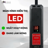 Máy sưởi bể cá Baoyu BY-E400 300W – an toàn, chỉnh nhiệt dễ, cảm biến chống cạn, dùng cho bể 100–500L