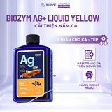 Dung dịch xử lý nấm cá Biozym Ag Liquid Yellow 350-1000ml - Hỗ trợ cải thiện nấm trắng, thối đuôi, giảm stress cá cảnh