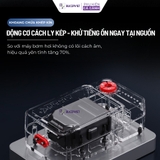 Máy sủi oxy tích điện AirBox+ Aqua Smith - IPX6 chống nước, tích điện lâu, siêu êm, tự động chạy khi mất điện, thẩm mỹ.